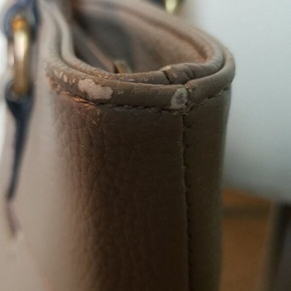 Giani Bernini Bag Shoulder Tote Leather Satchel Handbag GRAY WOMEN'S WOMAN'S - Picture 6 of 15